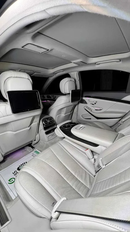 Mercedes-Benz W222 haydovchi bilan | VIP transfer | To‘y | Kortej — фото 3