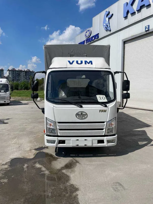 Автофургон бортовой с тентом FAW Tiger VR (15,2 м³), VUM1041 — фото 4 Автофургон бортовой с тентом FAW Tiger VR (15,2 м³), VUM1041 — фото 4