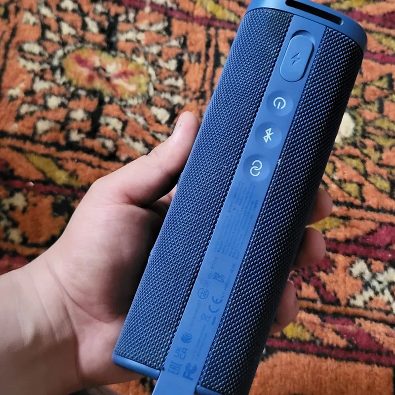Портативный колонки Xiaomi Sound Outdoor в синем цвете. — фото 3