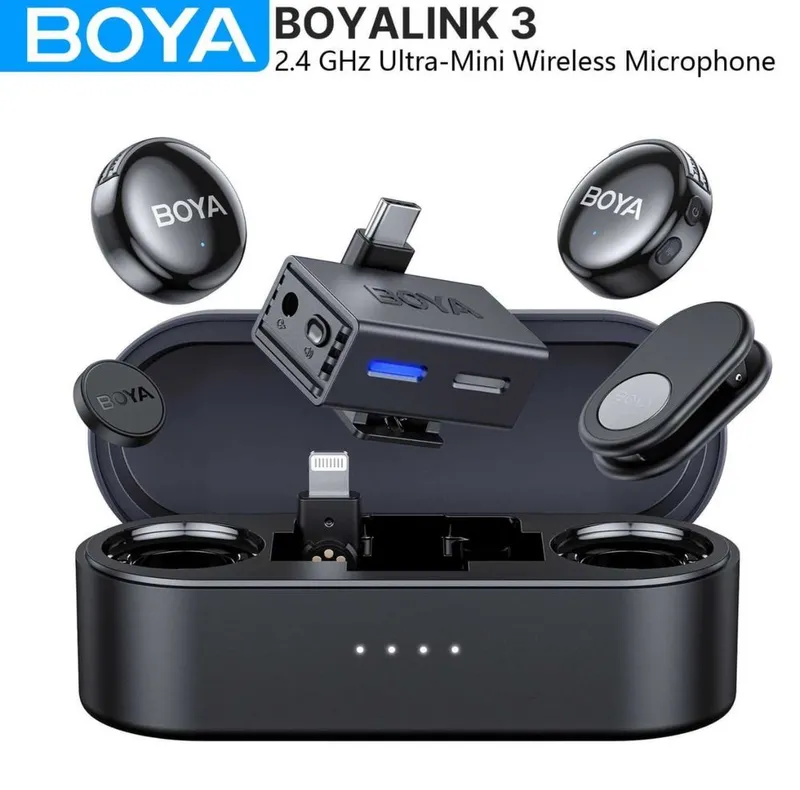 BOYA BoyaLink 3 — универсальный беспроводной микрофонный комплект