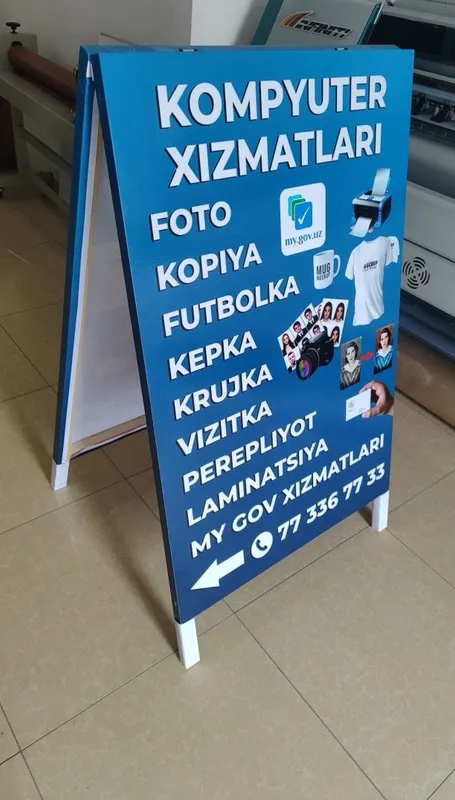 Banner bukva va stendlar