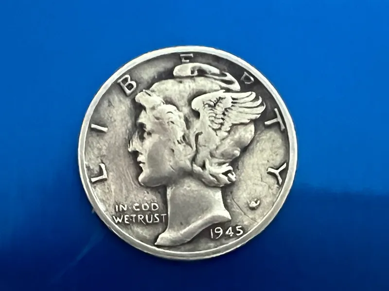 Mercury dime серебро