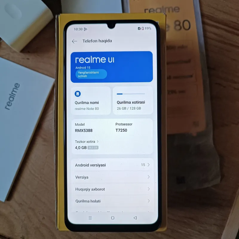Realme note 80 fargʻona — фото 4 Realme note 80 fargʻona — фото 4
