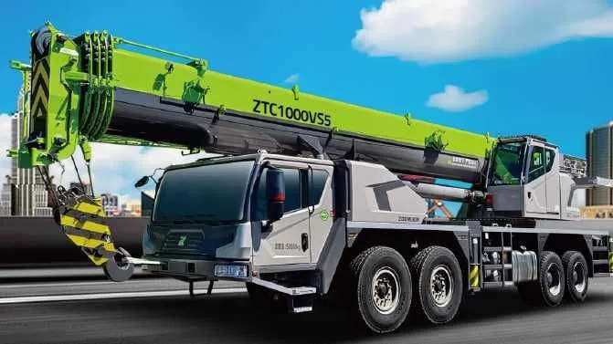 Zoomlion ZTC1000VS562 avtokrani 100tonn 6seksiya Cip Tashkent