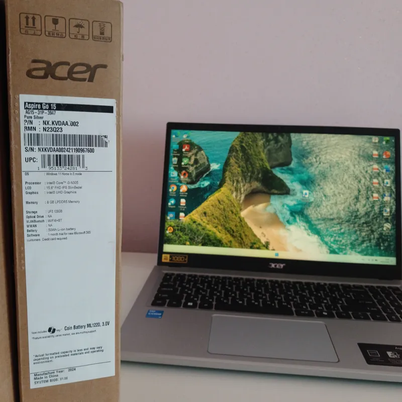 Noutbuk acer aspire go 15 3