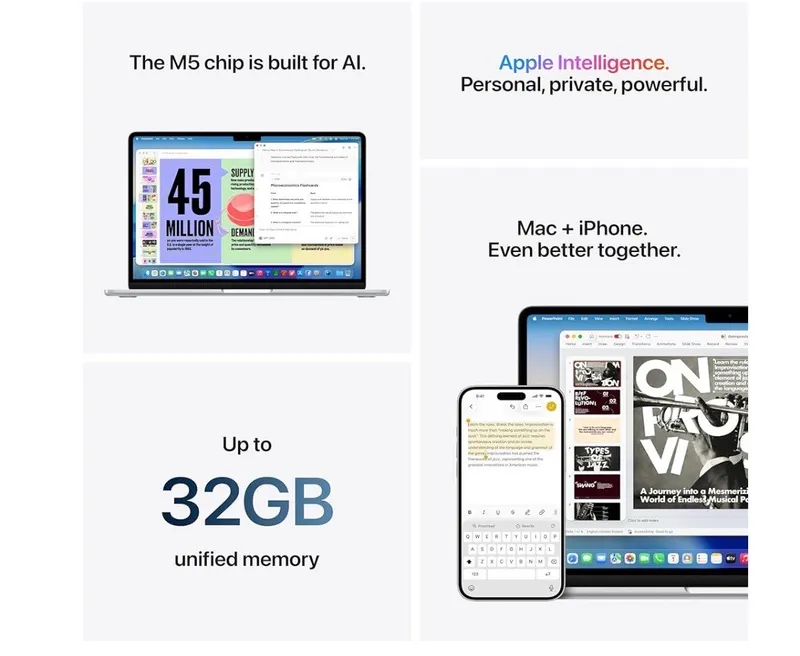 Apple 2026 MacBook Air 13-inch Laptop with M5 chip 3
