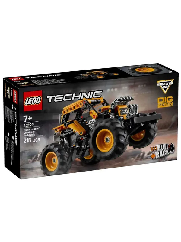 LEGO TECHNIC Monster Jam DIGatron с откидным верхом,218 деталей, 42199 1