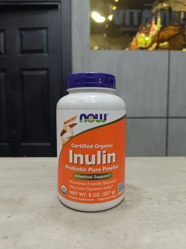 Now certified organic inulin prebiotic pure powder Now certified organic inulin prebiotic pure powder