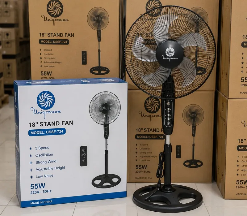 Вентилятор/ Ventilyator/ Vintelator Uniq Crown 18" Stand Fan USSF-724 1