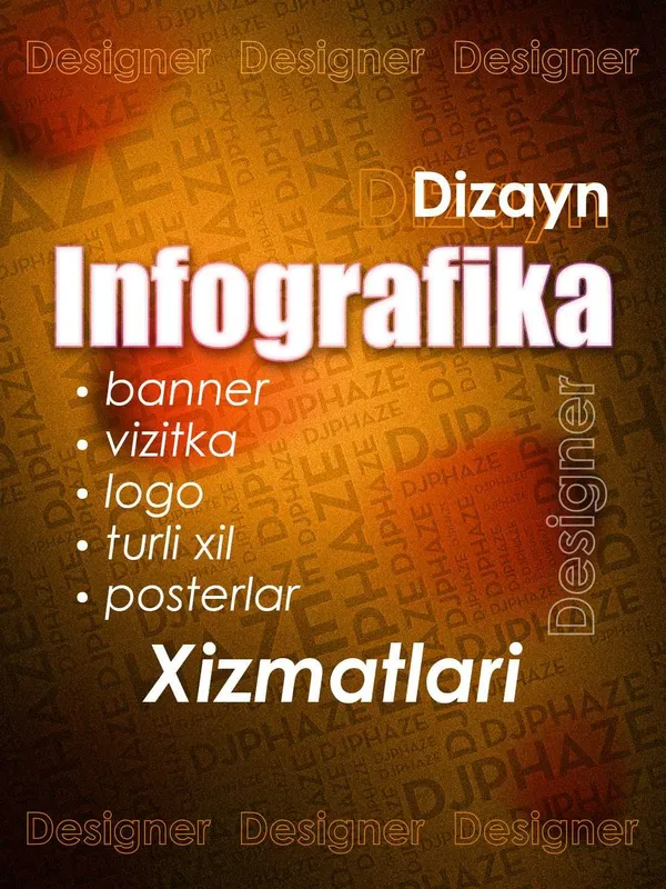 Infografika, Logo, vizitka, Smm post, banner dizayn qilaman faqat 1 Infografika, Logo, vizitka, Smm post, banner dizayn qilaman faqat 1