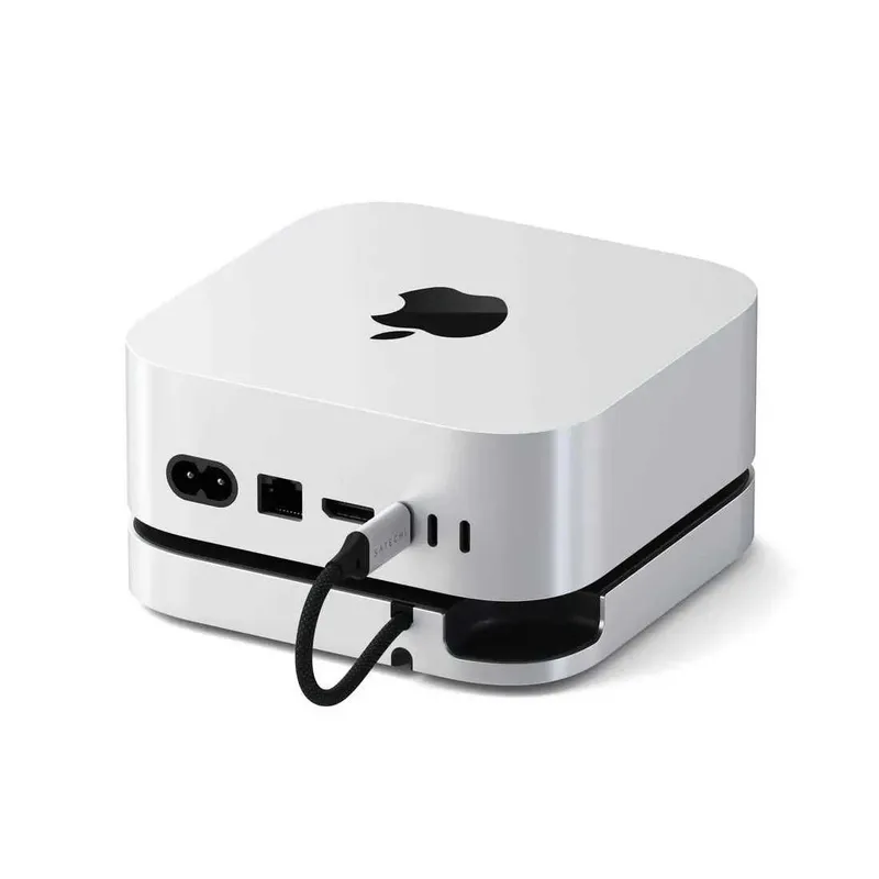 Док-станция Satechi Mac Mini M4 Stand & Hub with SSD Enclosure — фото 2