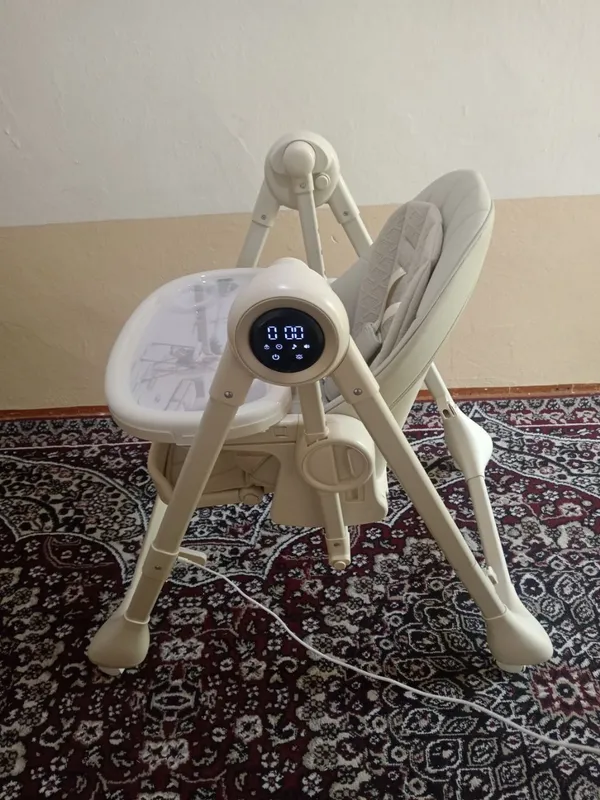 Kidilo 2v1 elektr tebratgich va ovqatlanish stuli. — фото 3