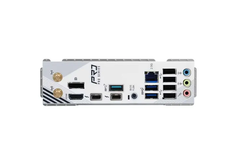 { Материнская плата AsRock Z890 Pro RS WiFi 4xDDR5 LGA1851 White — фото 2
