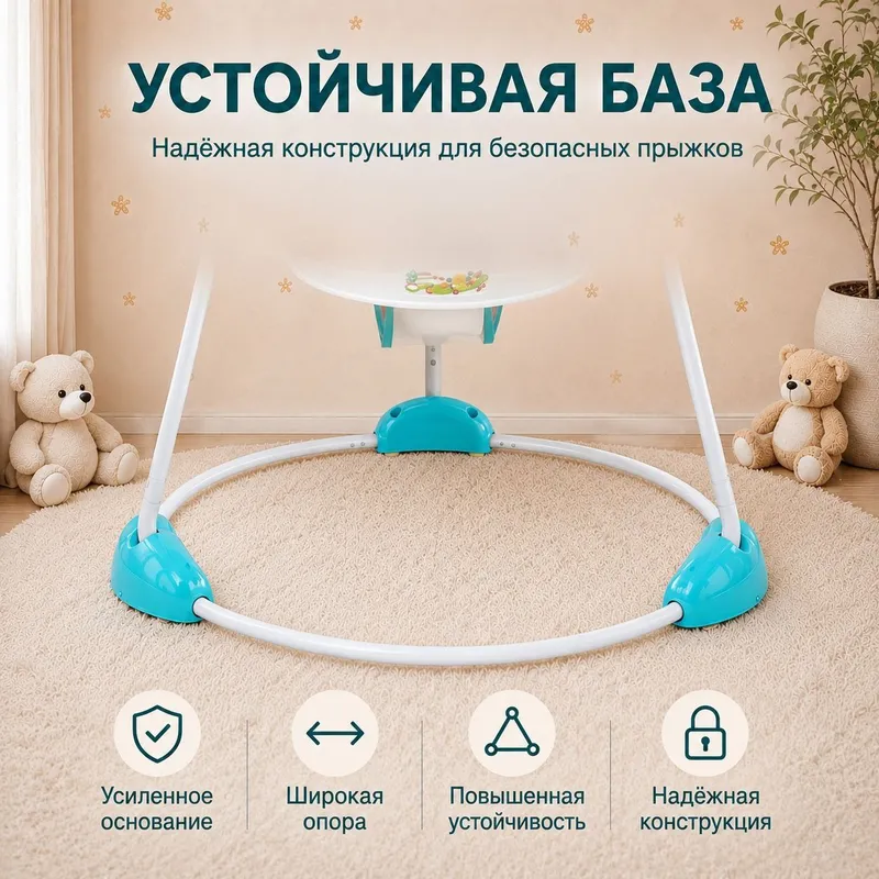 Детские прыгунки 3 в 1, музыкальный игровой центр 360 2