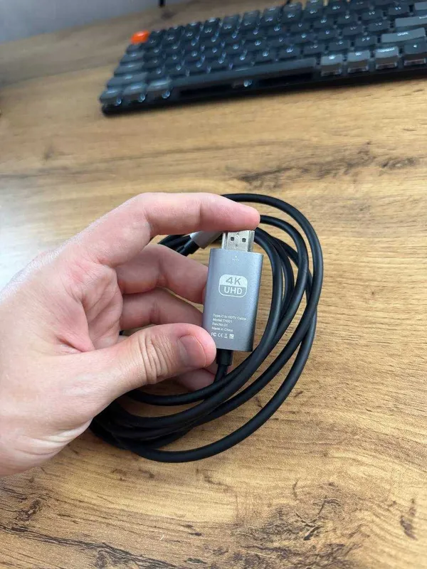 Кабель-переходник с Type C на HDMI, 4K, 60Hz (2 метра) — фото 2