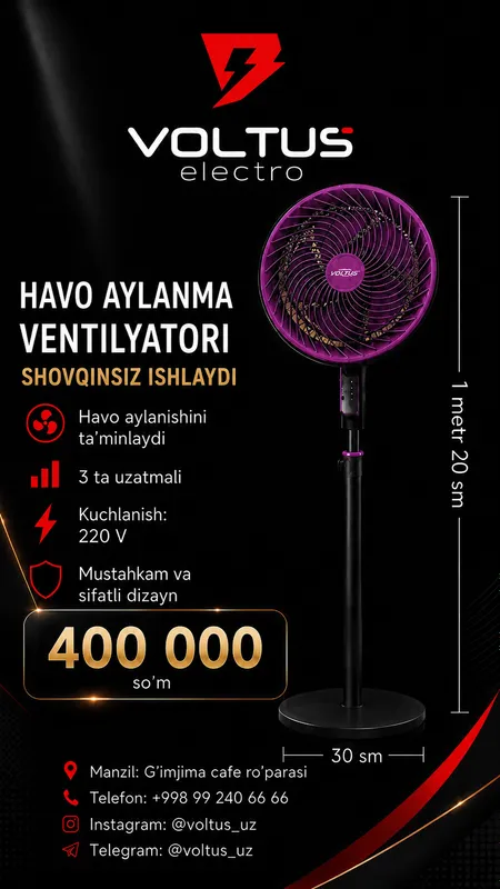 havo aylanma ventilyatori
