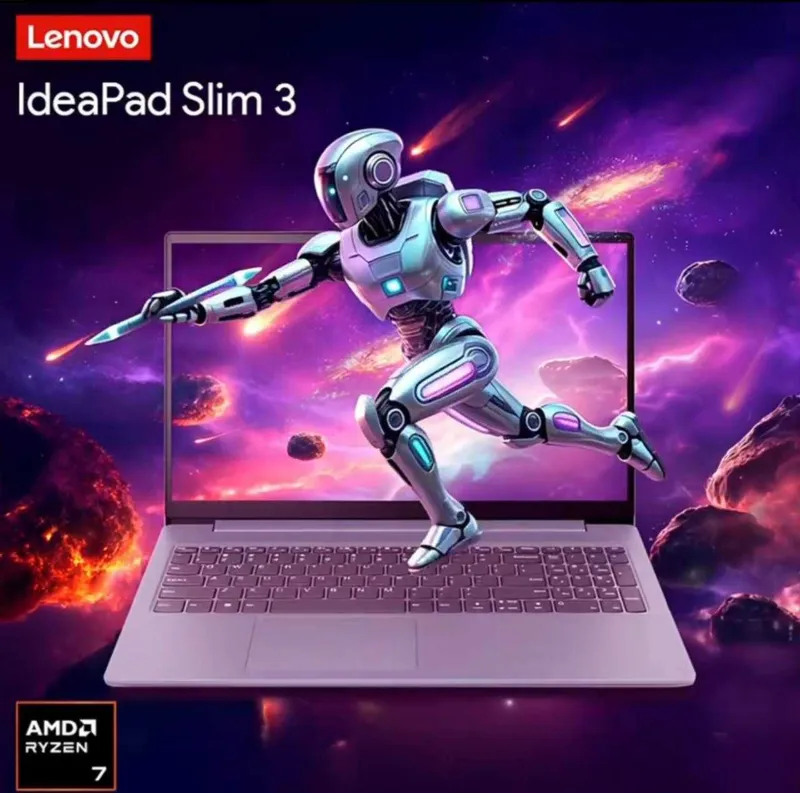 Lenovo IdeaPad Slim 3 Ryzen 7-8840HS,8GB,512GB 1 год Гарантия Nout.uz