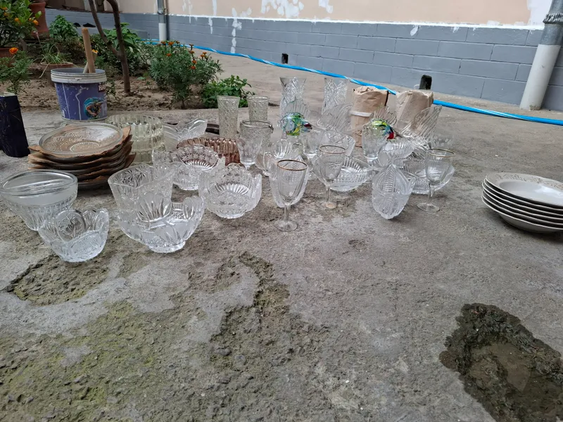 xurustal idishlar va serviz toplami