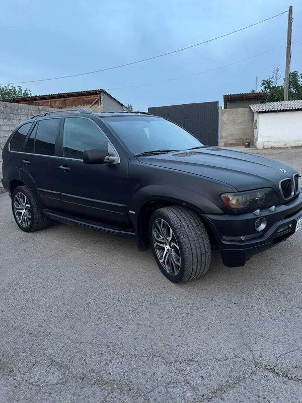 Bmw e53 X5 черный матовый — фото 2