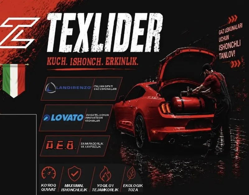Gaz o’rnatish xizmati! Italiya uskunalari asosida GDI motor 100% gazda 2