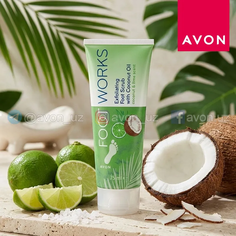 скраб для ног от Avon
