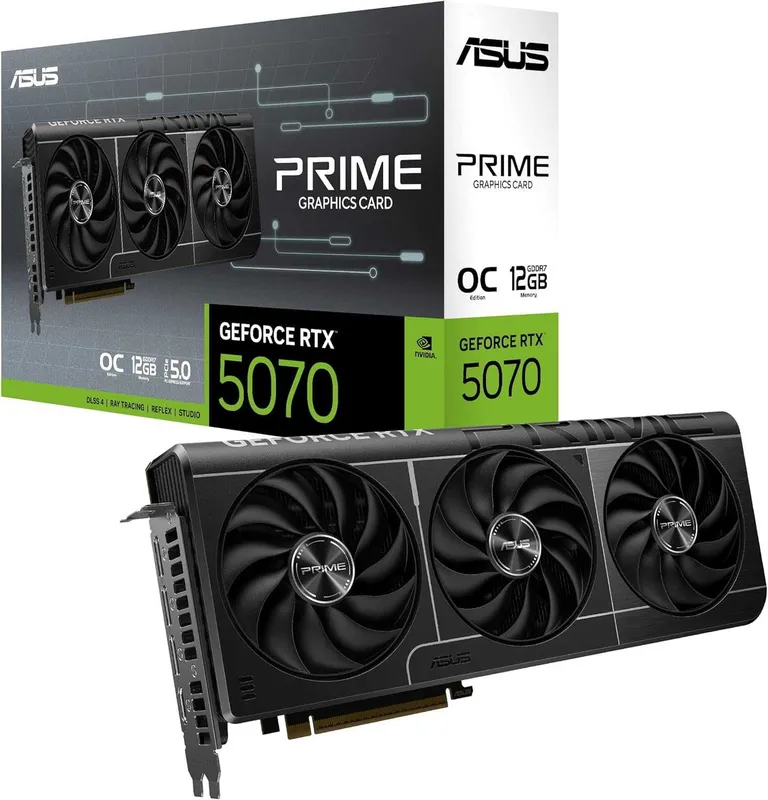 ASUS Prime GeForce RTX 5070 OC, GIGABYTE GeForce RTX 5070 Gaming OC 5 ASUS Prime GeForce RTX 5070 OC, GIGABYTE GeForce RTX 5070 Gaming OC 5