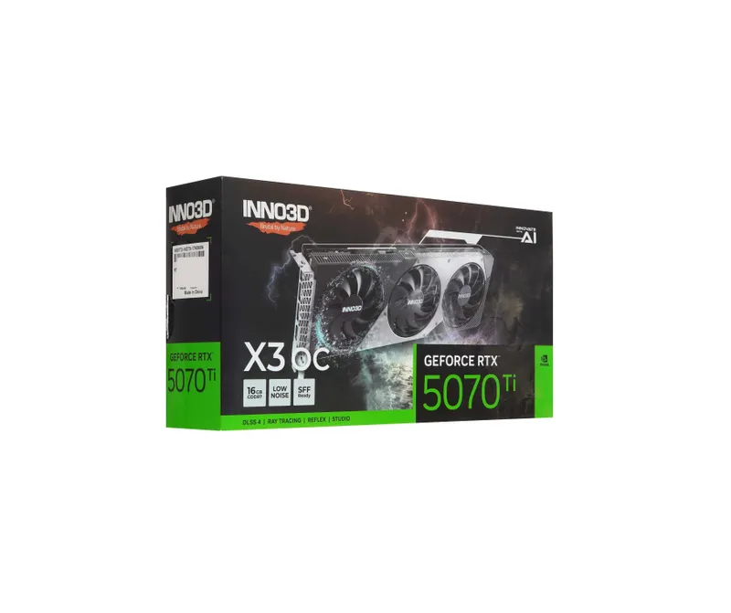 - Видеокарта Inno3D GeForce RTX 5070 Ti X3 OC 16GB 4 - Видеокарта Inno3D GeForce RTX 5070 Ti X3 OC 16GB 4
