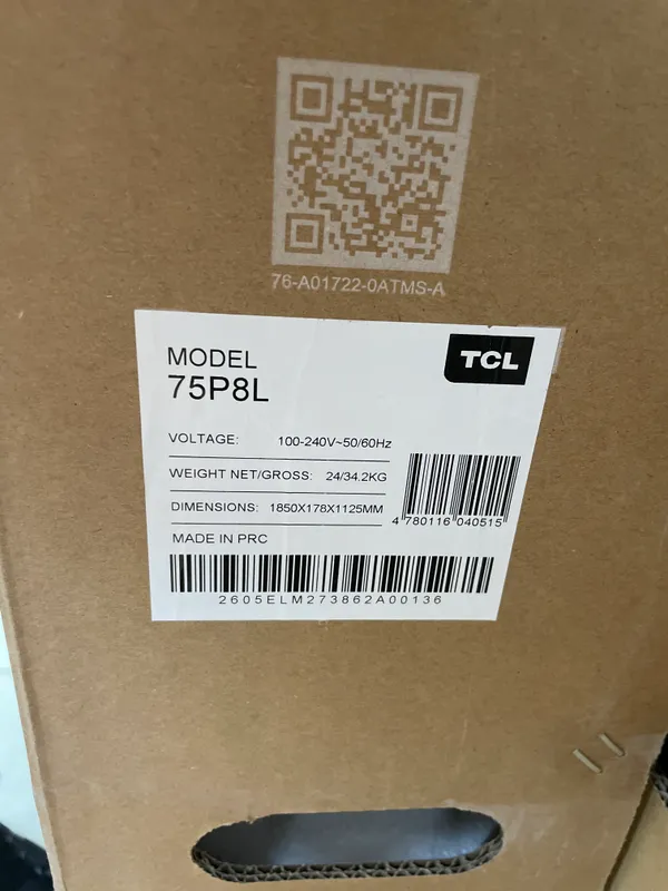 TCL 75P8L — 75” Premium Smart TV — фото 1
