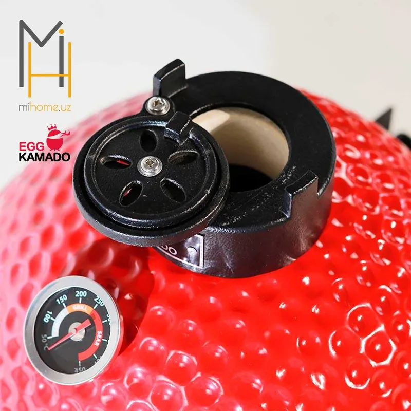 Гриль-яйцо BBQ KAMADO GRILL 13" — фото 4