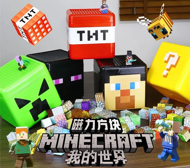 Minecraft кубики магнитные