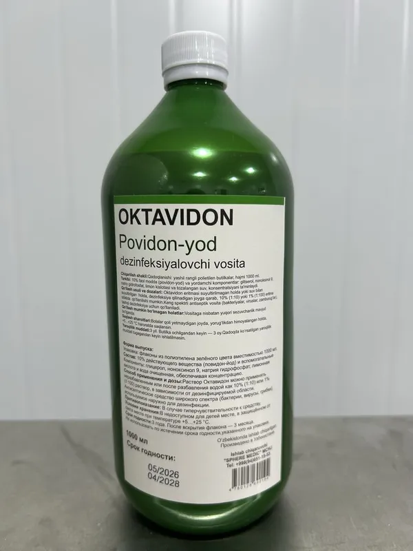 Povidon yod Oktavidon 10% eritma 30/100 /1000 ml — фото 2