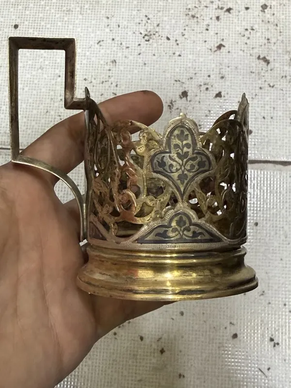 Подстаканник СССР серебро 1 Подстаканник СССР серебро 1