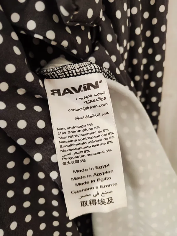 RAVIN no‘xali, assimmetrik etakli ko‘ylak, L 4