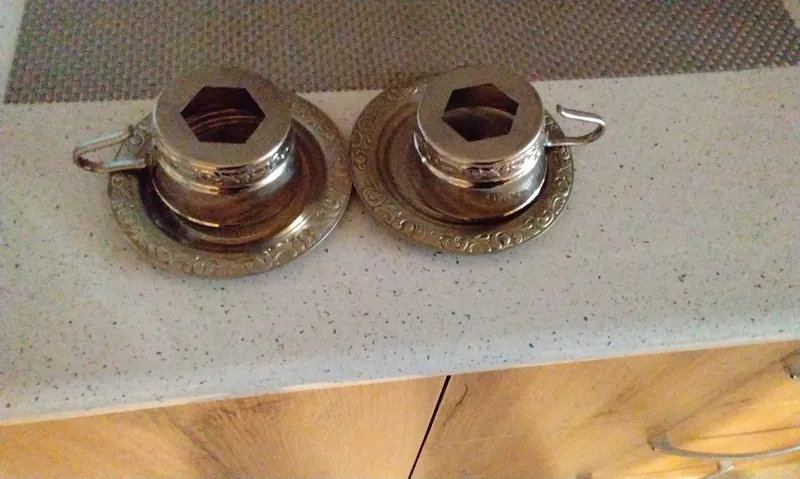 Подстаканник мельхиоровый 2