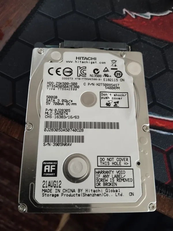 Sata Hitachi 500gb Sata Hitachi 500gb