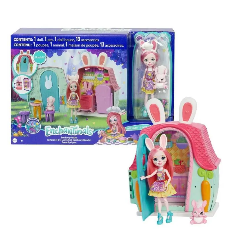 Игровой набор с куклой Домик Бри Кролик Enchantimals Mattel — фото 3
