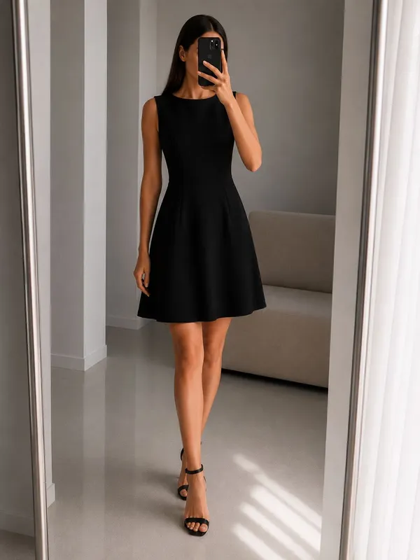 Черное платье Sandro Paris Original