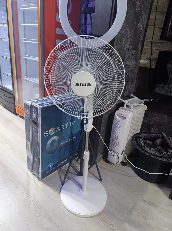 Напольный вентилятор AIWA DC Inverter — Мощная прохлада, тишина и экон 2 Напольный вентилятор AIWA DC Inverter — Мощная прохлада, тишина и экон 2