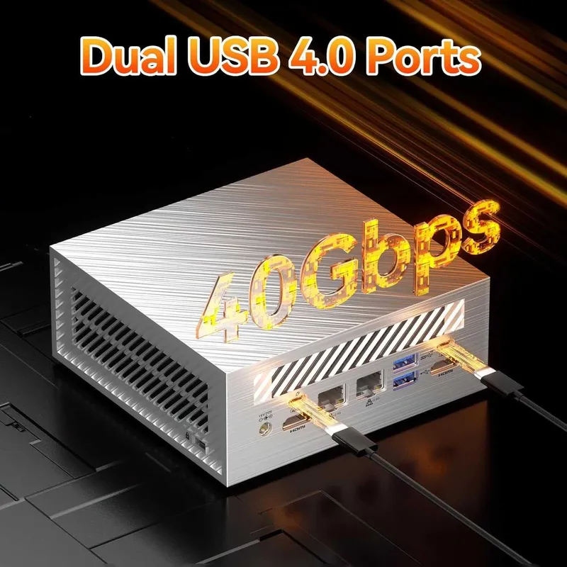 Мини Пк Mini Pc GEEKOM AE8 MAX AMD Ryzen 7 8745HS 32Gb DDR5 / 1Tb SSD — фото 4