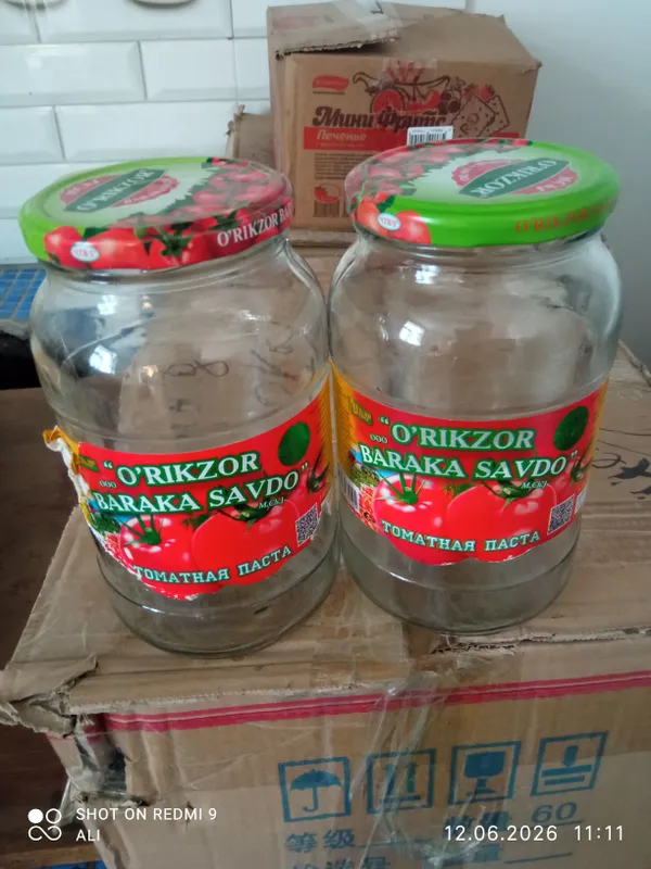 1 litr rezvoli bankalar sotiladi