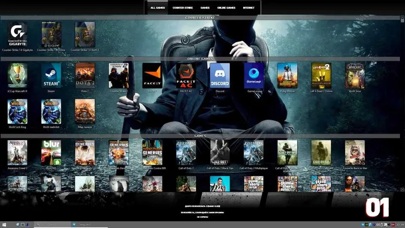 Game Clublarga Programma Runpad Pro GameClass Windows va O'yin yozamiz