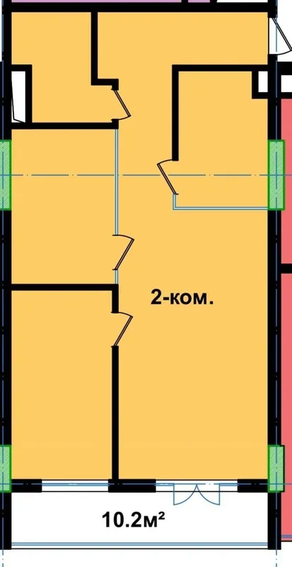 85 m², 2 xonali kvartira sotiladi, Yakkasaroy tumani · ID 7124 2