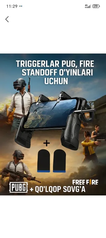 JOYSTIK pubg uyinlar uchun