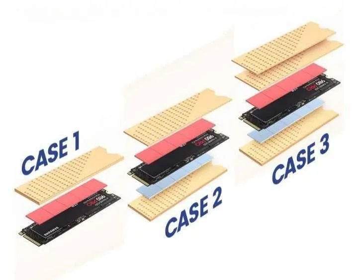 Радиатор для ноутбука, NVME, M2, SATA, жесткий диск, комплект 3 Радиатор для ноутбука, NVME, M2, SATA, жесткий диск, комплект 3
