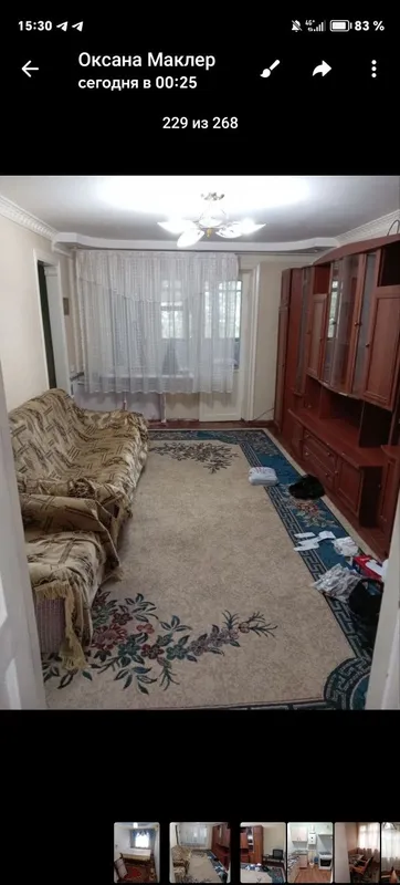 Shoshilinch 2 xonali kvartira ijaraga beriladi, mo‘ljal: Oktyabr 2