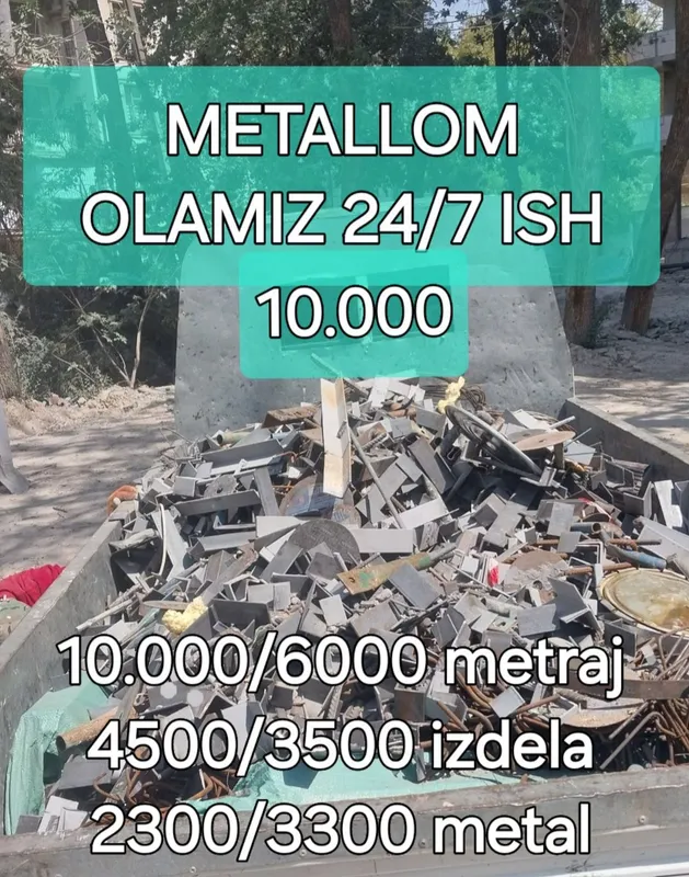 9000 Sum Metallom б/у Metalom olamiz Металлом b/u Металом переработка