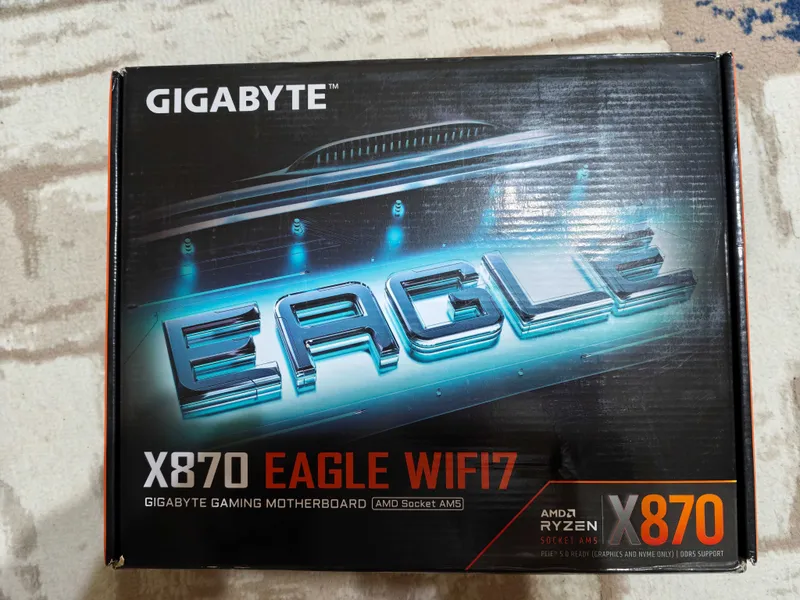 AMD Ryzen 7 7800X3D +Gigabyte X870 EAGLE WIFI7 — фото 1