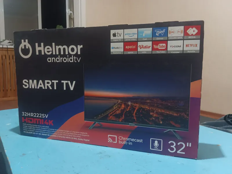 Helmor 32" Android Smart TV sotiladiYangi — фото 1