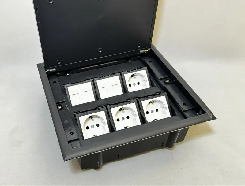 Напольная настольная розетка, лючок Socket, короб в Ташкенте 2