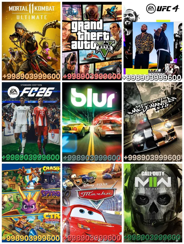 Playstation Топ запись игр на PS3 PS4 PS5 uchun Top o'yinlar GTA V